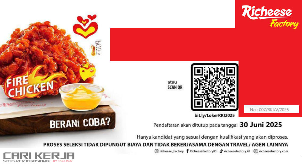 PT Richeese Kuliner Indonesia (Richeese Factory)